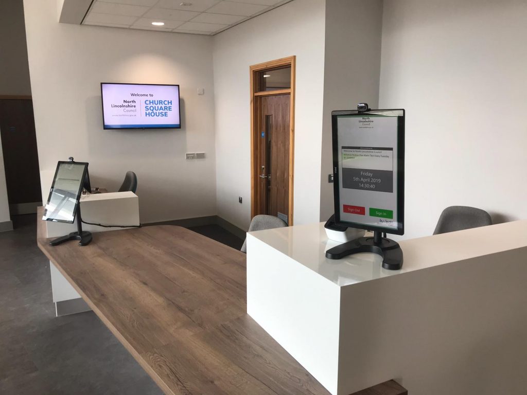 2 visitor management systems at North Lincolnshire council